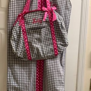 Custom hanging bag and duffel